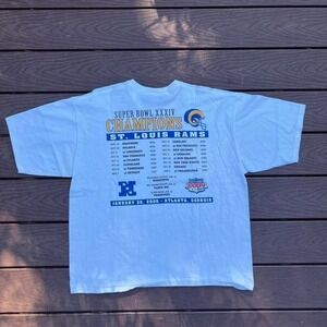 Vintage Pro Player Atlanta Football Champions White XL T-Shirt